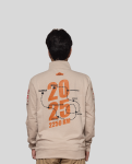 TA 2025 HALF ZIP HOODIE - BEIGE